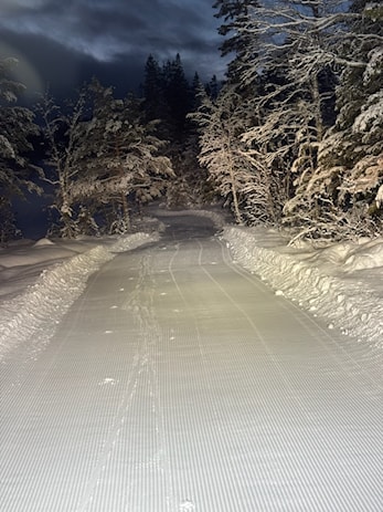 Skispor fra Korstjønna